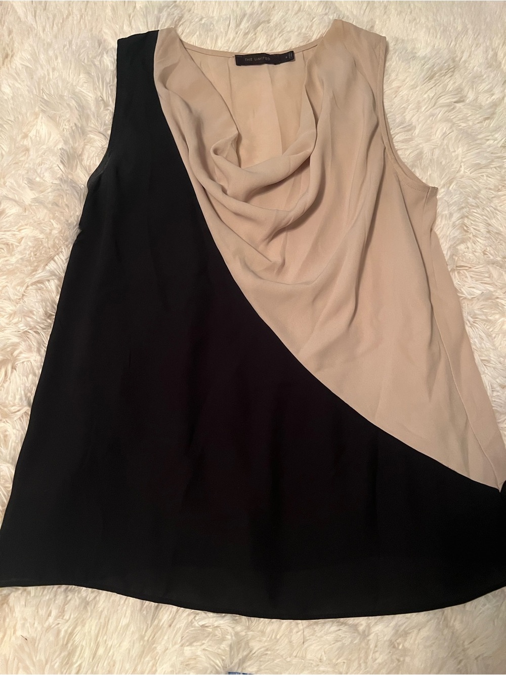 The Limited Beige Sleeveless Blouse